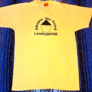 Vintage 80s Lamplight Company Tee Shirt